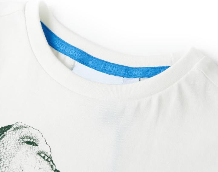 Produktbild vidaXL Kinder-T-Shirt Ecru 104,Material: 100 % Baumwolle,Farbe (104)