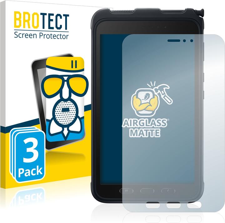 Actual product image BROTECT AirGlass Glass Matte (3 pcs., Samsung Galaxy Tab Active 3)