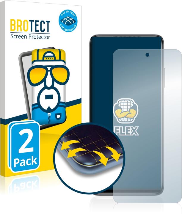 Actual product image BROTECT Full-Cover Protector (2 Piece, Mi 10T Lite)