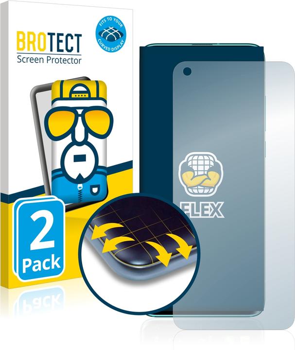 Actual product image BROTECT Full-Cover Protector (2 Piece, Xiaomi Mi 10i)