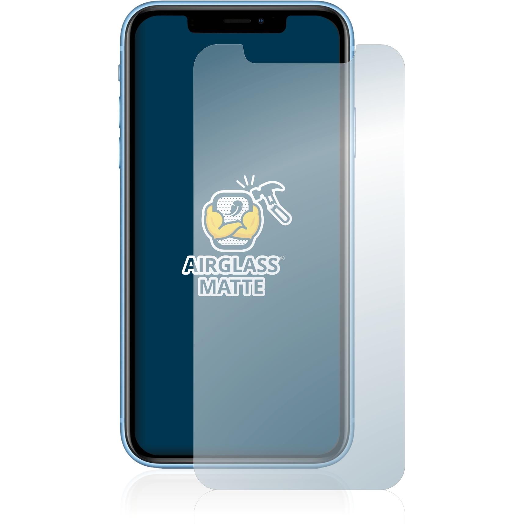 Thumbnail - BROTECT AirGlass Panzerglasfolie Matt (1 Stück, Apple iPhone XR), Smartphone Schutzfolie, Grau