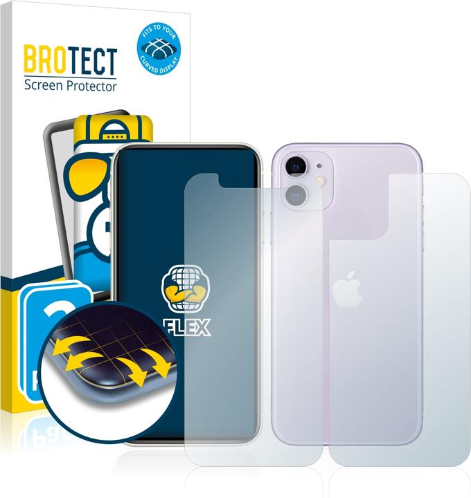 Actual product image BROTECT Full-Cover Protector (2 pcs., Apple iPhone 11)