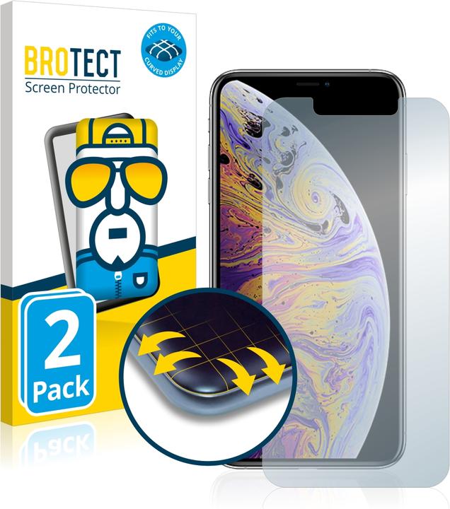 BROTECT Full-Cover Displayschutz (Apple iPhone XS Max)
