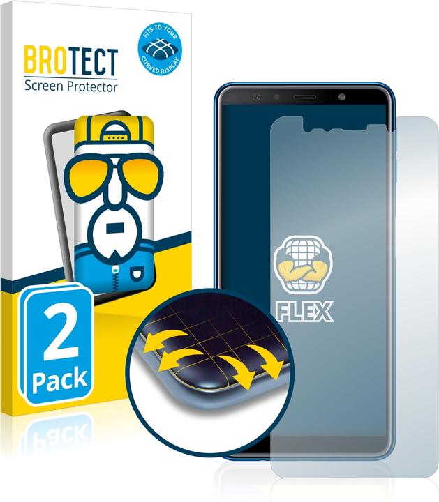 Immagine prodotto BROTECT Full-Cover Pellicola (2 Pezzo/i, Samsung Galaxy A7 (2018))