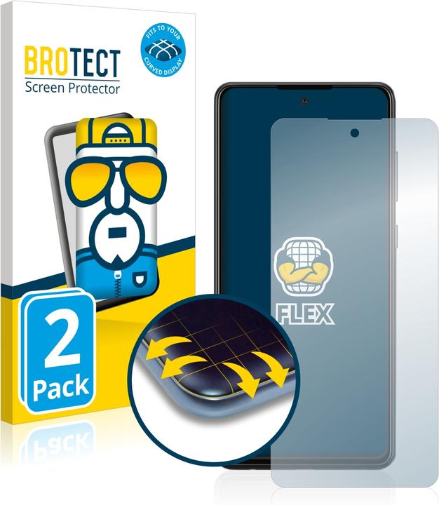 Actual product image BROTECT Full-Cover Protector (2 pcs., Samsung Galaxy A72)