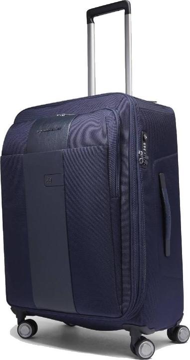 Actual product image Piquadro Erweiterbarer Kofferaus recyceltem Material (92 l)