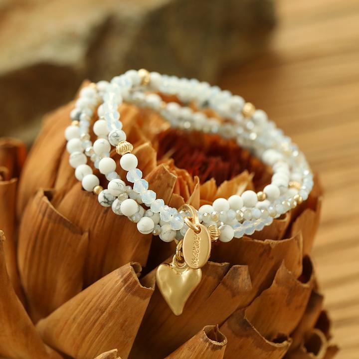 Image du produit Andreani Bracelet en jade naturel véritable (8 cm, Pierres)