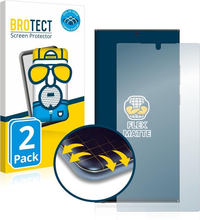 Immagine prodotto BROTECT Full-Cover Pellicola Opaca (2 pz., Samsung Galaxy Note 20 Ultra 5G)