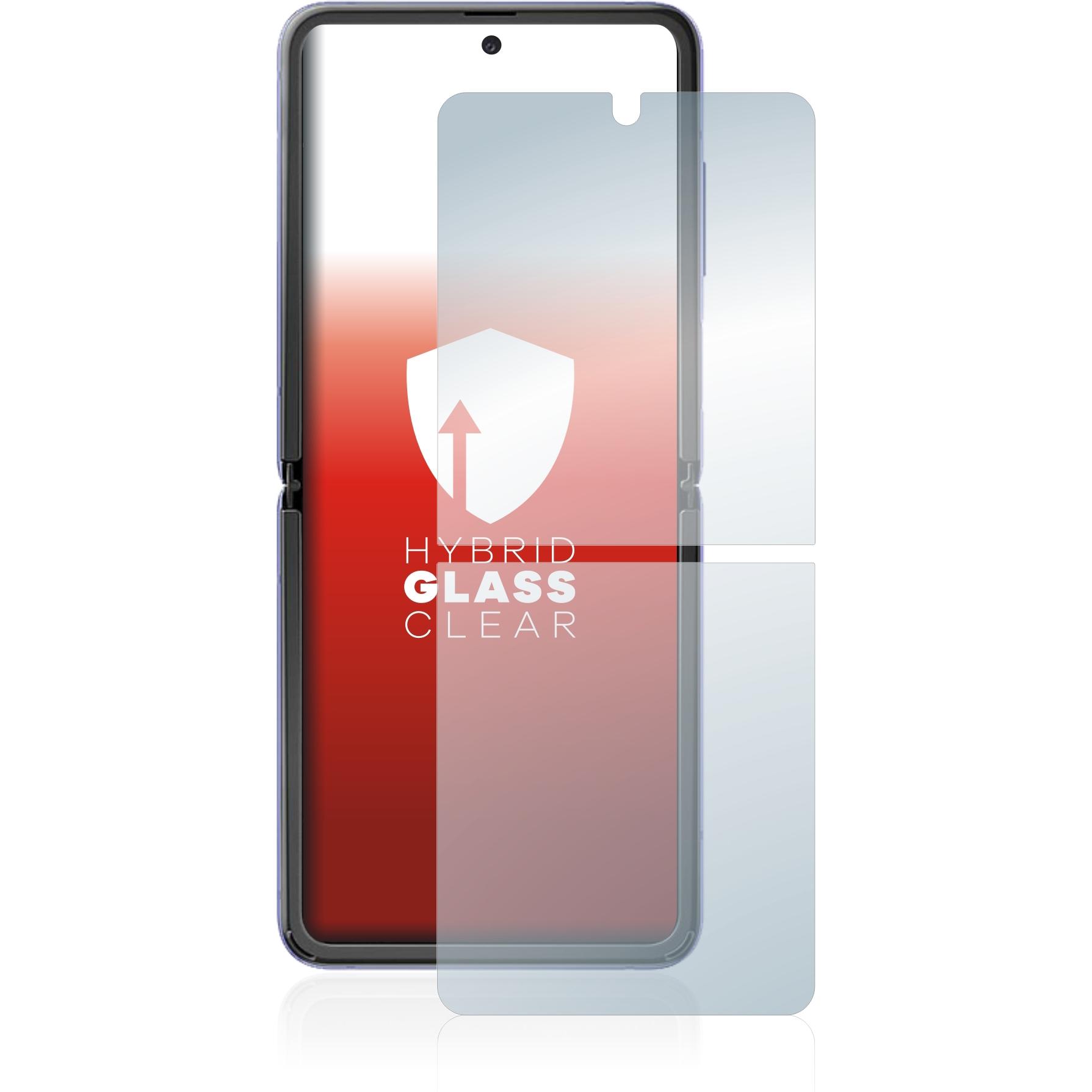 Thumbnail - upscreen Scratch Shield Panzerglasfolie (1 Stück, Samsung Galaxy Z Flip), Smartphone Schutzfolie, Transparent