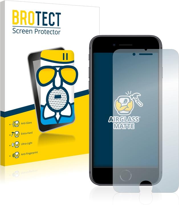 Actual product image BROTECT AirGlass Glass Matte (1 pcs., Apple iPhone 8)