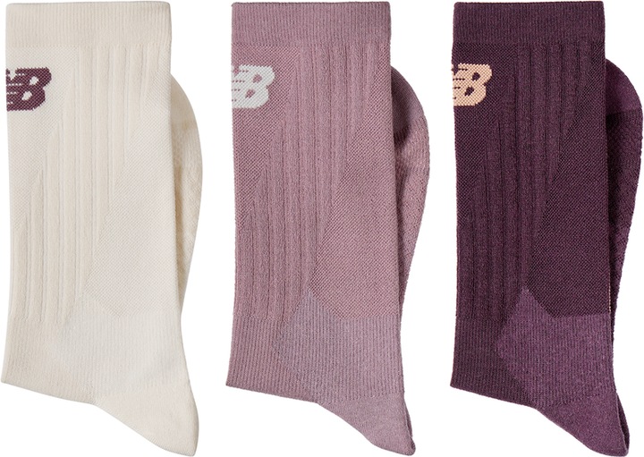 Actual product image New Balance Running Repreve Midcalf 3 Pair (L)
