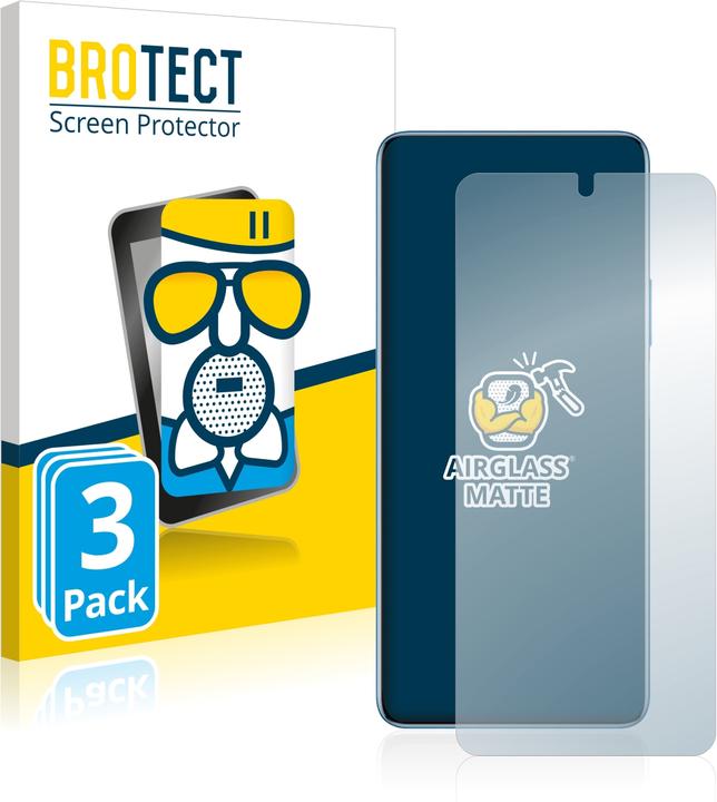 Productafbeelding BROTECT AirGlass Matte kogelwerende glasfolie (3 Stuk, Honor Magic 4 Lite)