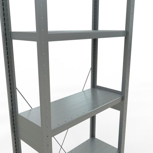 Actual product image Schulte Lagertechnik MULTIplus250 basic racking system with cross braces