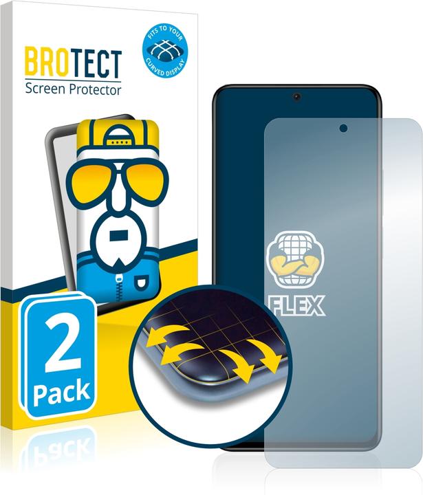 Produktbild BROTECT Full-Cover Displayschutz (2 Stk., Xiaomi Redmi Note 11 Pro+ 5G)