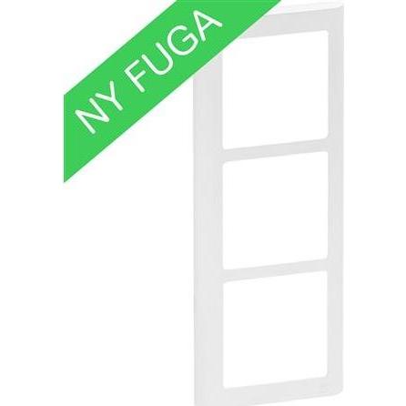 LK, Cornice, FUGA SOFT designramme 3 modul lodret, hvid