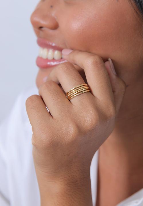 Produktbild Elli Bandring, Geo, Ring Set (58, 925 Silber)