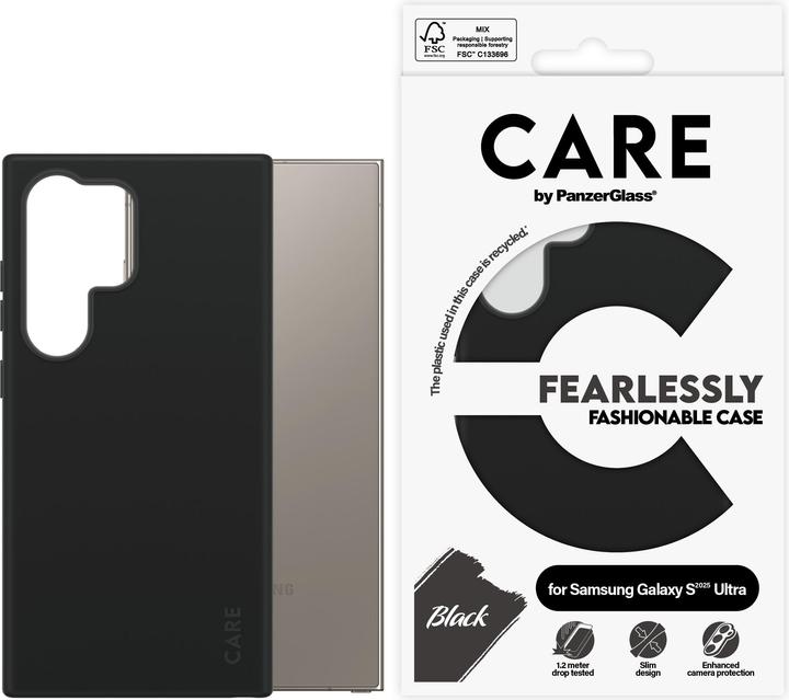 Produktbild PanzerGlass CARE by ® Fashionable Case Schwarz Samsung Galaxy S 2025 Ultra, Cover, Samsung, Samsung (Samsung Galaxy S25 Ultra)