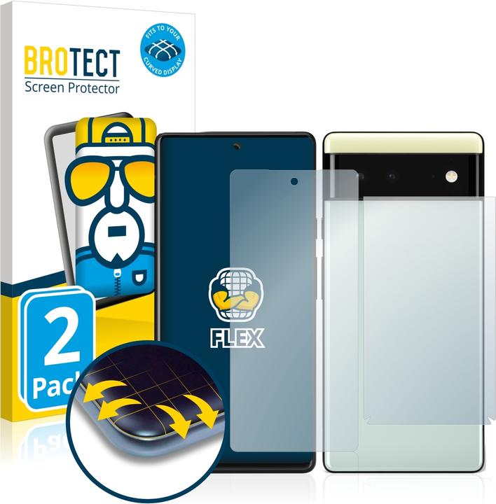 Actual product image BROTECT Full-Cover Protector (2 pcs., Google Pixel 6)