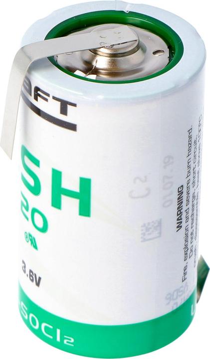 Saft Batterie LSH 20 mit Z-Lötfahnen (1 pcs., D, 13000 mAh)