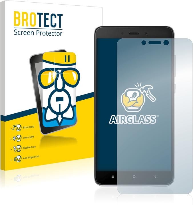 Immagine prodotto BROTECT AirGlass Vetro (1 Pezzo/i, Xiaomi Redmi Note 4)
