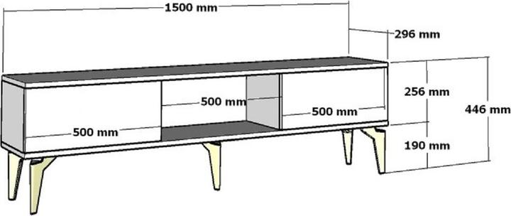 Produktbild Kalune Design Arona (150 x 44.5 x 29.5 cm)