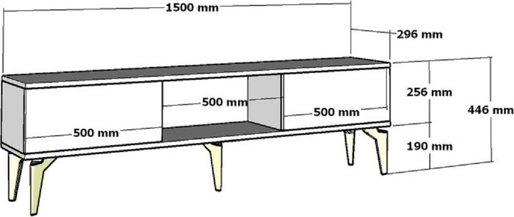 Produktbild Kalune Design Arona (150 x 44.5 x 29.5 cm)