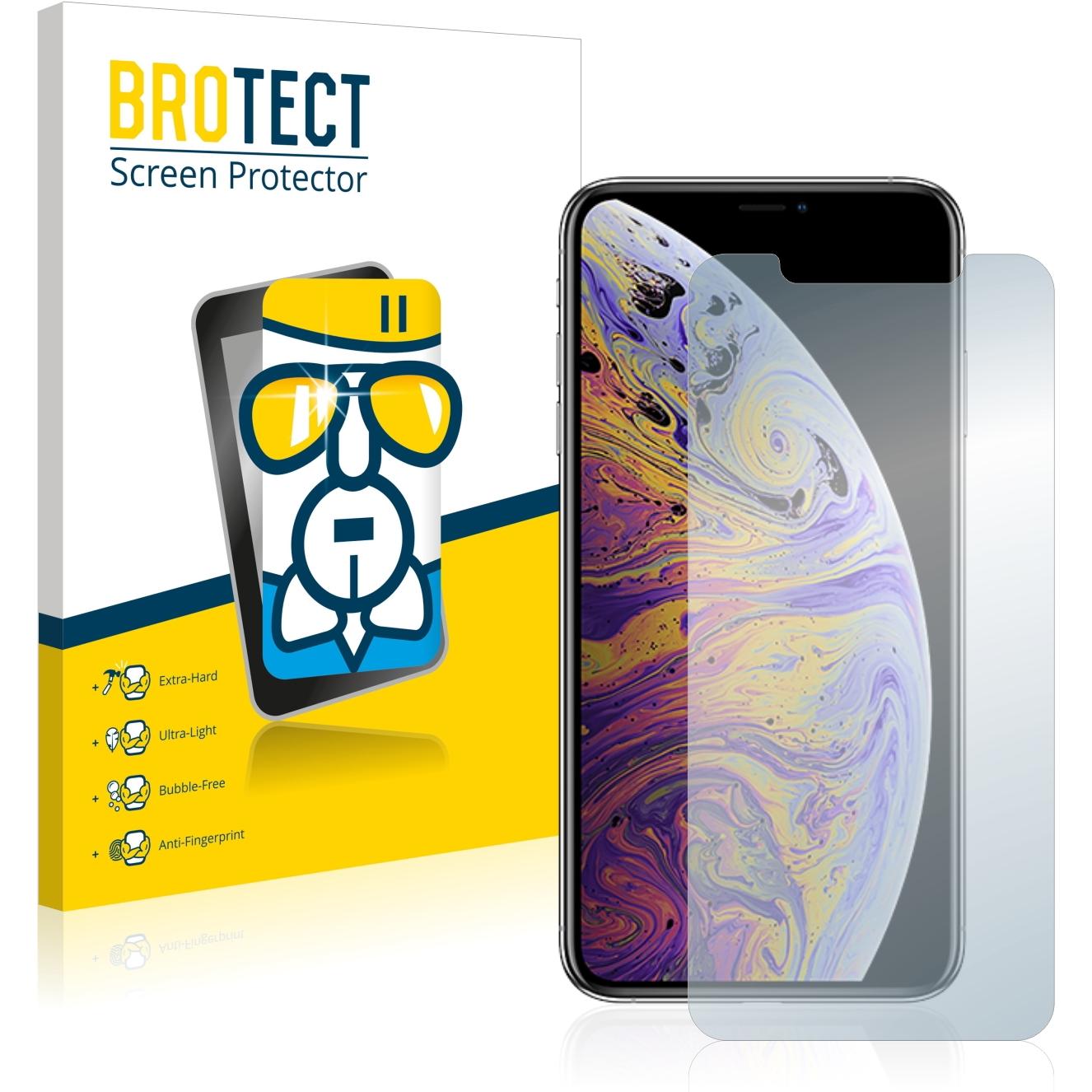 Thumbnail - BROTECT AirGlass Panzerglasfolie (1 Stück, Apple iPhone XS Max), Smartphone Schutzfolie, Transparent