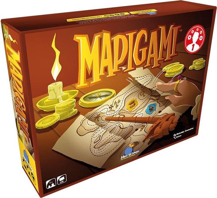 Actual product image Blue Orange Mapigami (German, French, Italian, English)