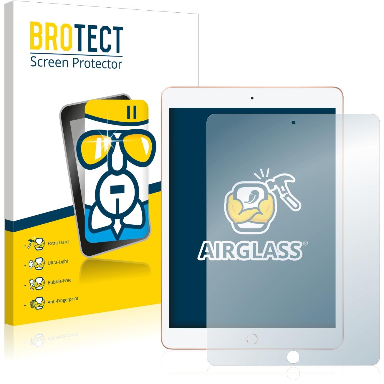 BROTECT AirGlass Panzerglasfolie (1 Stück, iPad 10.2 2019), Tablet Schutzfolie