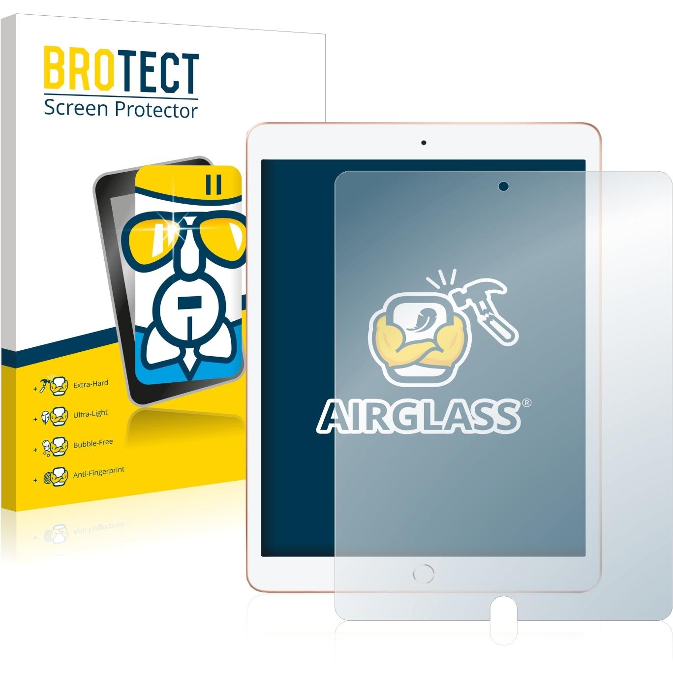 BROTECT AirGlass Panzerglasfolie (1 Stück, iPad 10.2 2019), Tablet Schutzfolie