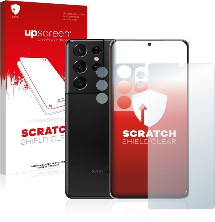Actual product image upscreen Scratch Shield Protector (1 Piece, Samsung Galaxy S21 Ultra 5G)