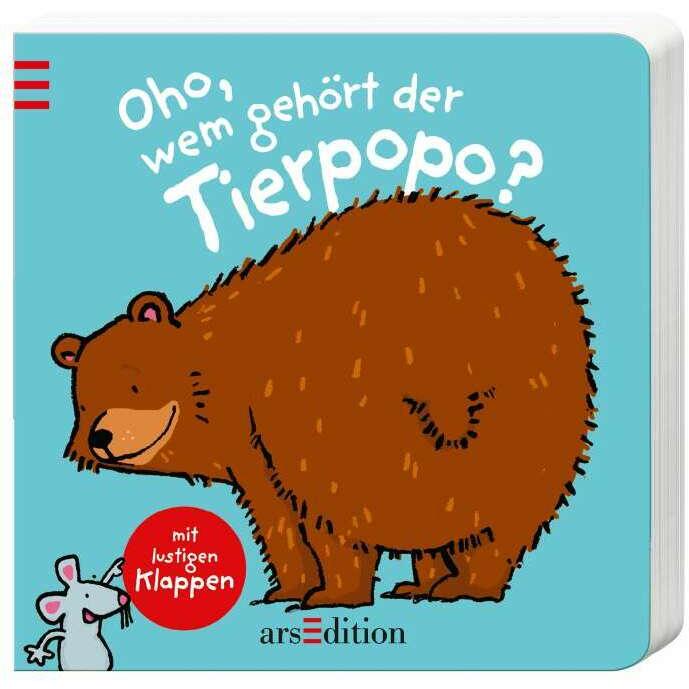 Ars Edition, Babybücher, Oho, wem gehört der Tierpopo? (Deutsch)
