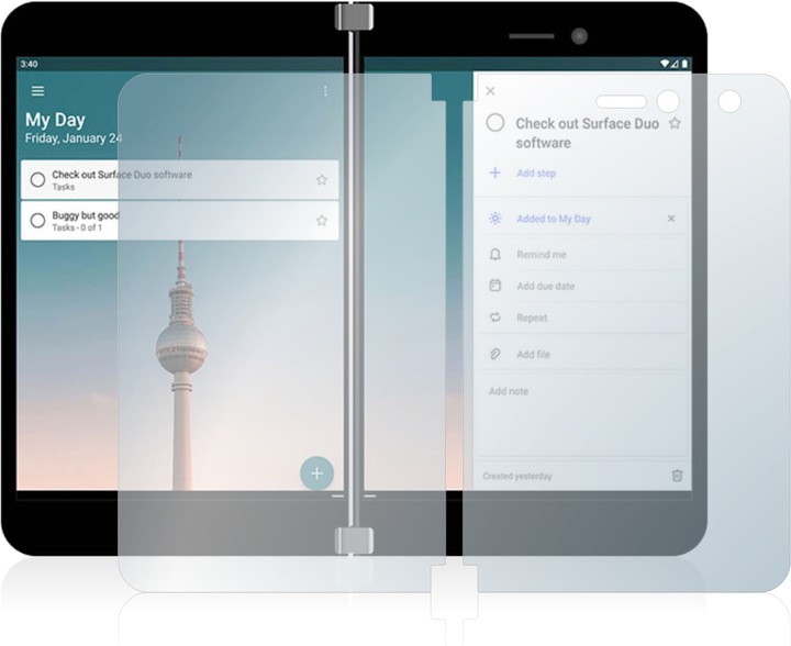 Produktbild upscreen Scratch Shield Displayschutz (1 Stück, Microsoft Surface Duo)