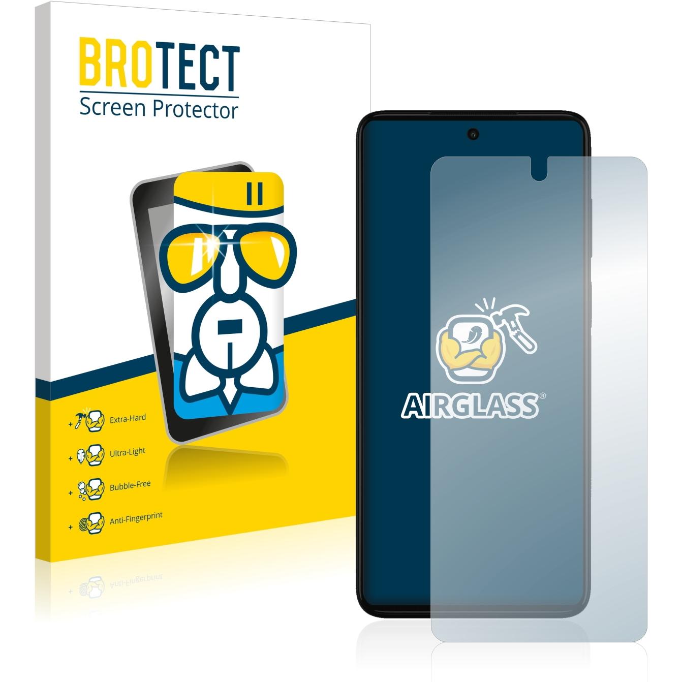 Thumbnail - BROTECT AirGlass Panzerglasfolie (1 Stück, Motorola Moto G52), Smartphone Schutzfolie, Transparent