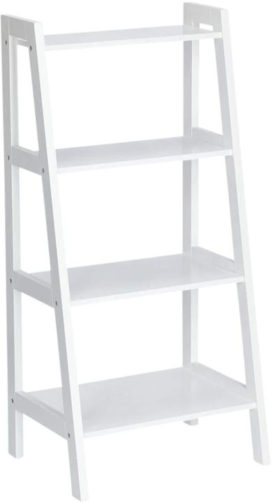Productafbeelding Zeller Present Staand rek w. 4 planken, MDF, wit (43 x 32 x 90 cm)