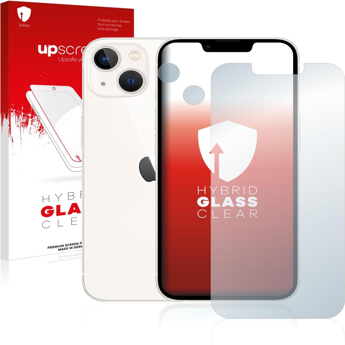 upscreen Scratch Shield Panzerglasfolie (1 Stück, Apple iPhone 13), Smartphone Schutzfolie, Transparent
