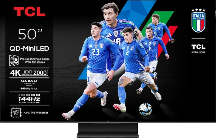 Produktbild TCL 50C7K (50", Mini-LED, 4K, 2025)