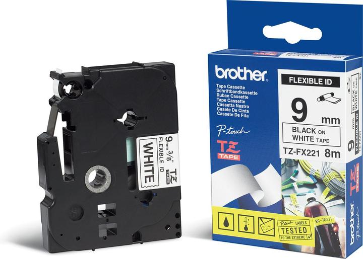 Image du produit Brother Tze-Fx221 (0.90 cm, Noir)