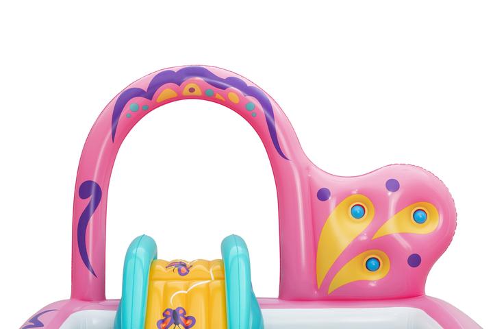Actual product image Bestway Butterfly Wonder Kids Inflatable Water Play Center and Pool 1.80 m x 1.80 m x 1.17 m