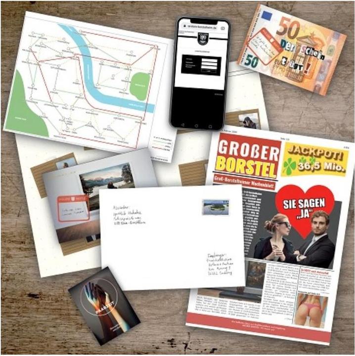 Actual product image Hidden Games Crime Scene Crime Game Case 2 The Madonna's Diadem Escape Room Game (German)