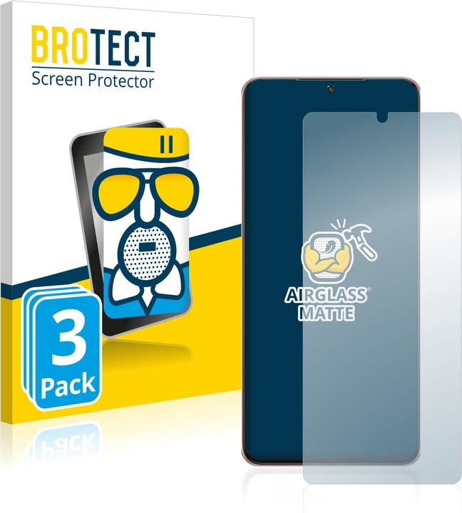 Actual product image BROTECT AirGlass Glass Matte (3 pcs., Samsung Galaxy S21 Ultra)