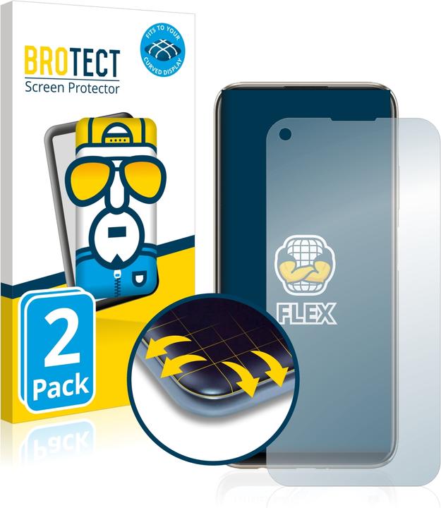 Actual product image BROTECT Full-Cover Protector (2 Piece, Huawei P40 Lite)