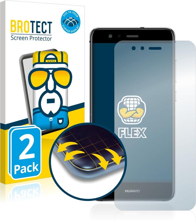Actual product image BROTECT Full-Cover Protector (2 Piece, Huawei P10 Lite)