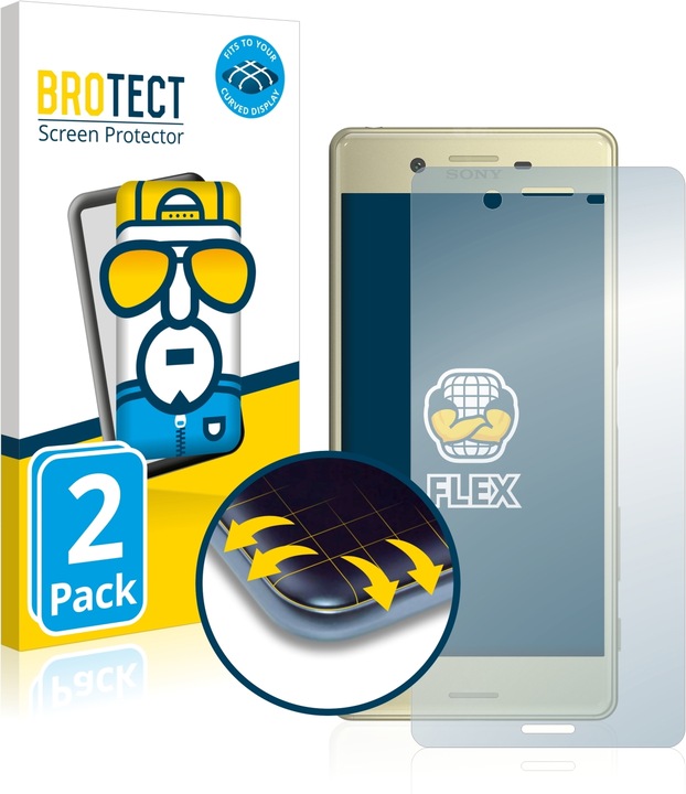 Immagine prodotto BROTECT Full-Cover Pellicola (2 Pezzo/i, Sony Xperia X)