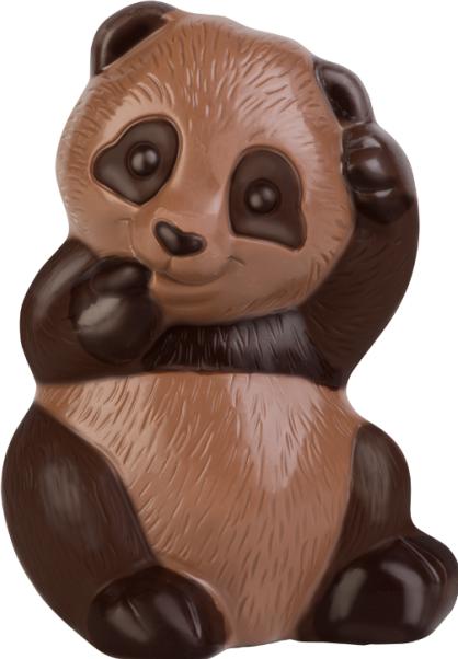 Produktbild miniSchoggi Schokoladenform Panda