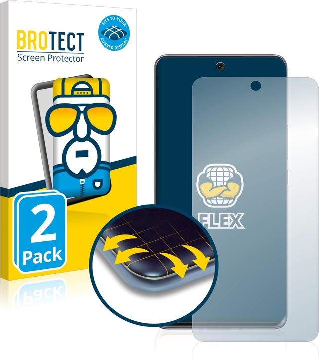 Produktbild BROTECT Full-Cover Displayschutz (2 Stück, LG K50)