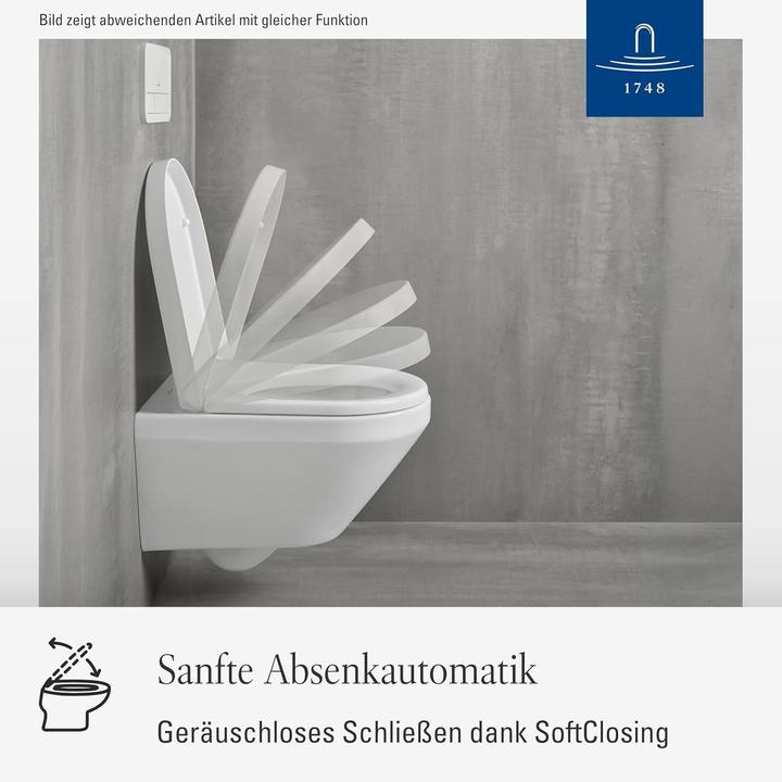 Immagine prodotto Villeroy & Boch Sedile per WC ViCare, con chiusura ammortizzata e sedile rimovibile