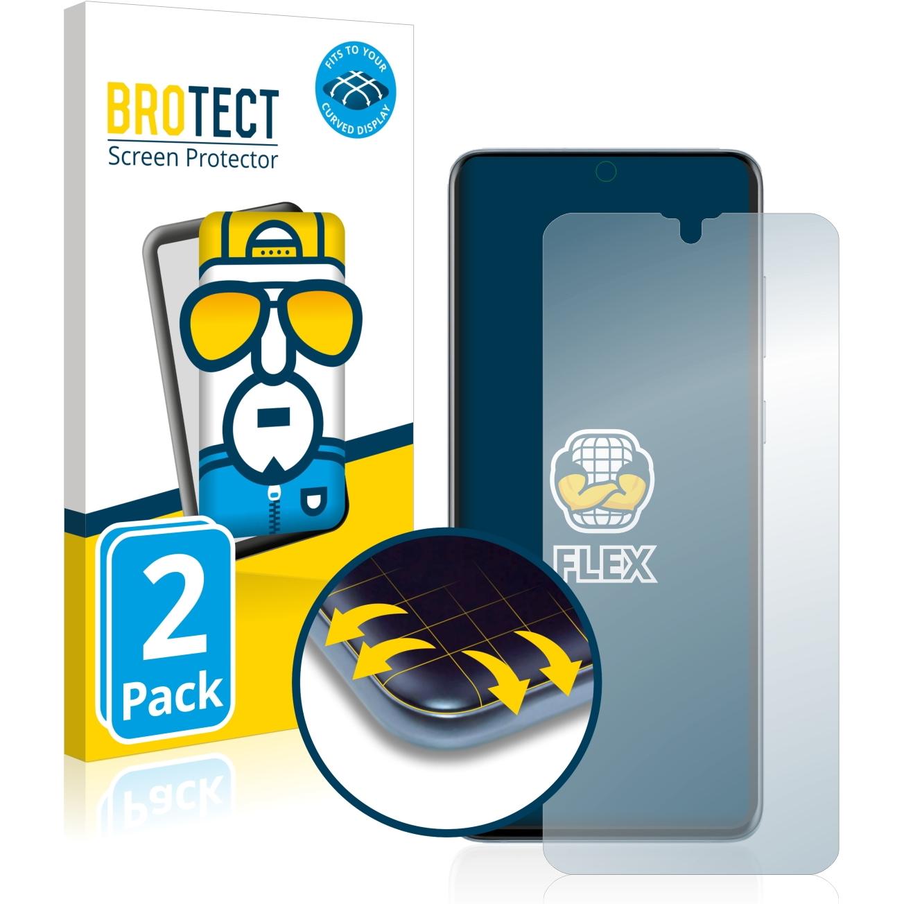 Thumbnail - BROTECT Full-Cover Displayschutz (2 Stück, Samsung Galaxy S20+), Smartphone Schutzfolie, Transparent