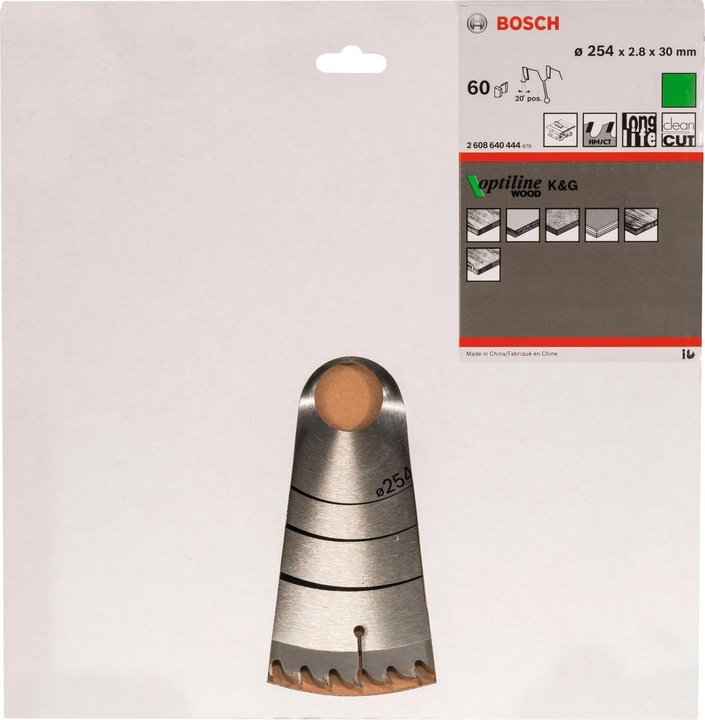 Immagine prodotto Bosch Professional Zubehör Lama per sega circolare PRO Wood, 254 x 2,8 x 30 mm