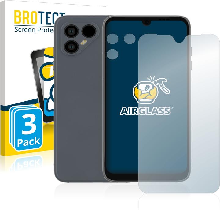 BROTECT AirGlass Glass (3 Piece, Fairphone 4)